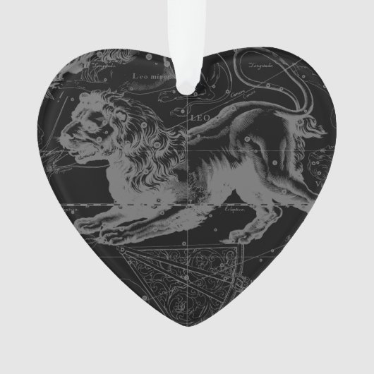 Leo Constellation Hevelius 1690 juli - 23 augustus Ornament (voorkant)