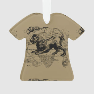 Leo Constellation Hevelius 1690 juli - 23 augustus Ornament