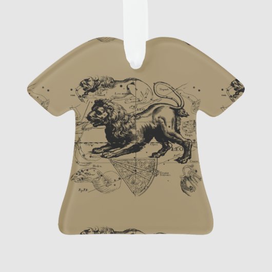 Leo Constellation Hevelius 1690 juli - 23 augustus Ornament (achterkant)