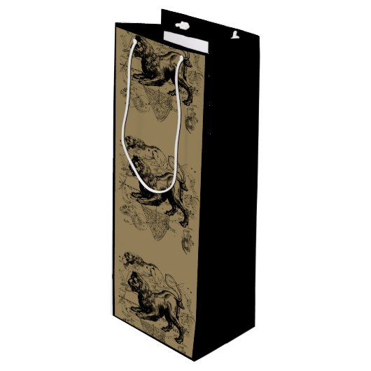 Leo Constellation Hevelius 1690 juli - 23 augustus Wijn Cadeautas (Voorkant Gekanteld)