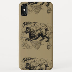 Leo Constellation Map Hevelius ongeveer 1690 iPhone XS Max Hoesje