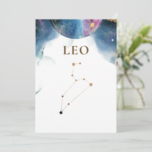Leo Constellation, Numéro de table céleste (Debout devant)