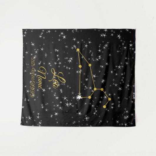 Leo Constellation Wandkleed (Voorkant (horizontaal))