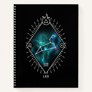 Leo Constellation & Zodiac Symbol Notitieboek