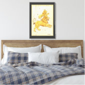 Leo de Leeuw  Constellatie Urania's Mirror Canvas Afdruk (Insitu (Slaapkamer))