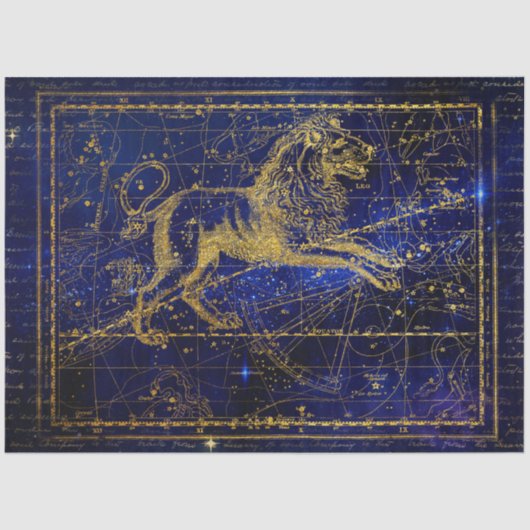 leo de leeuwenconstellatie - tissuepapier (Voorkant)