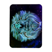 leo de lion zodiac magnet magneet (Verticaal)