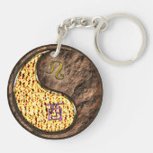 Leo & Earth Haan Sleutelhanger (Achterkant)