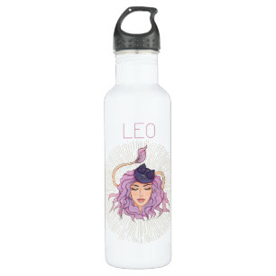 Leo Femme Zodiac Sign Water Fles