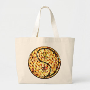 Leo & Fire Tiger Grote Tote Bag