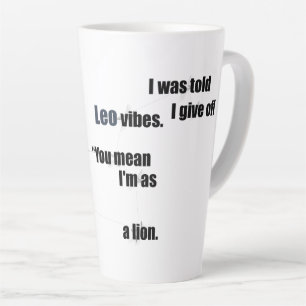 Leo Fun Inspirerend Ontwerp voor Dagelijks Gebruik Latte Mok