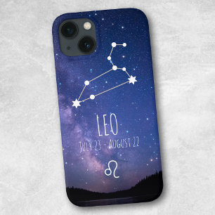 Leo   Gepersonaliseerde zodiac-constellatie iPhone 13 Hoesje