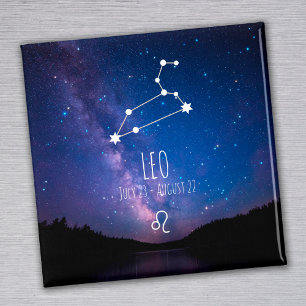 Leo Gepersonaliseerde Zodiac Constellation Magne Magneet