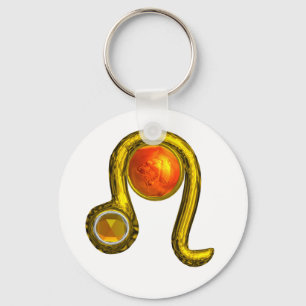 LEO GOLD ZODIAC BIRTHDAY JEWEL Astrologie Sleutelhanger