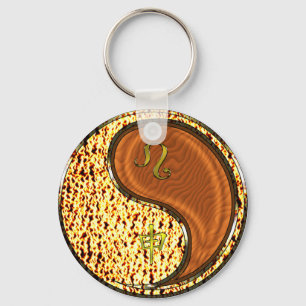 Leo & Hout Aap Sleutelhanger