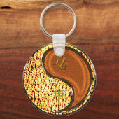Leo & Hout Aap Sleutelhanger (Achterkant)