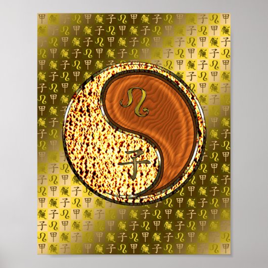 Leo & Hout Rat Poster (Voorkant)