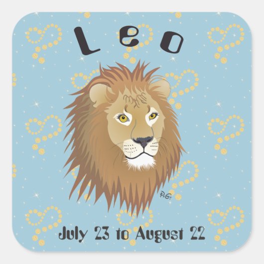 Leo July 23 à août 22 Stickers (Devant)