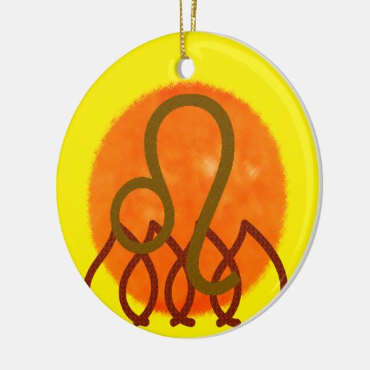 Leo Keramisch Ornament (Links)