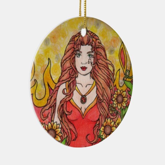 Leo Keramisch Ornament (Rechts)