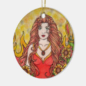 Leo Keramisch Ornament (Links)