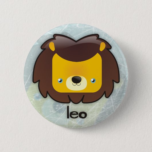 Leo-knop Ronde Button 5,7 Cm (Voorkant)