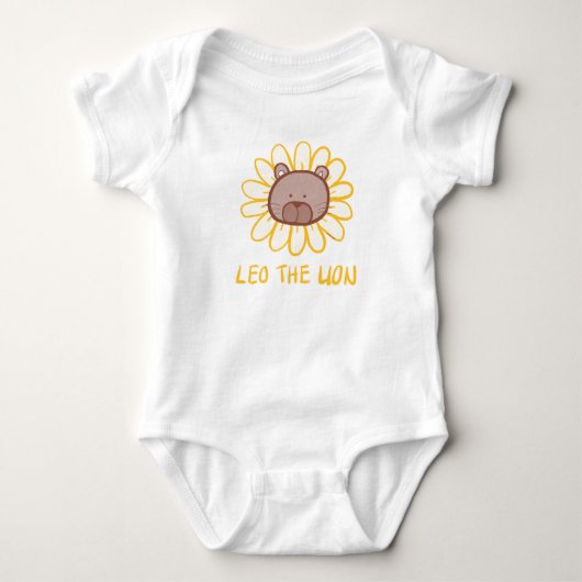 Léo le Lion - Body bébé (Devant)