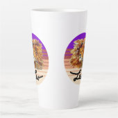 LEO LE LION LATTE MUG MODÈLE (Devant)
