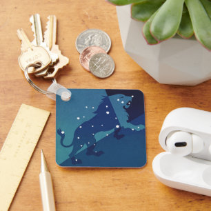 Leo Leeuw Constellation  Zodiac Astrologie Sleutelhanger