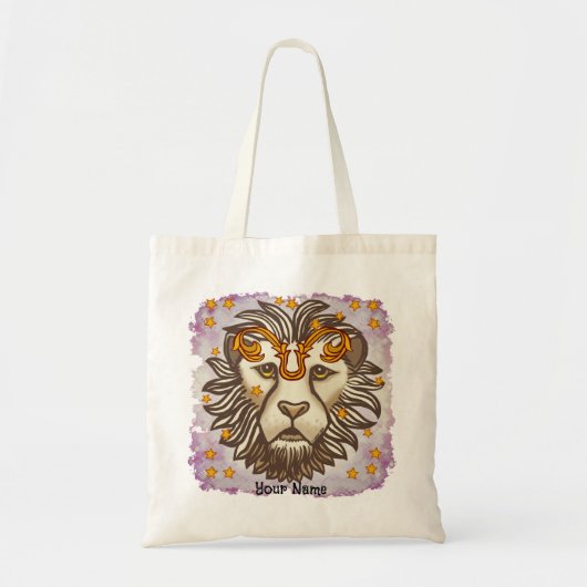 Leo Lion canvas tassen (Voorkant)
