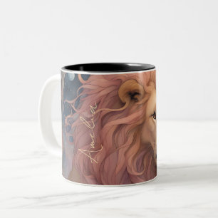 Leo, Lion de Nebula Mug Rose