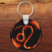 Leo Lion gepersonaliseerd Sleutelhanger (Achterkant)