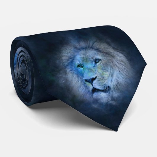 leo lion mens cravate (Roulé)