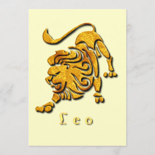 Leo Lion Uitnodiging