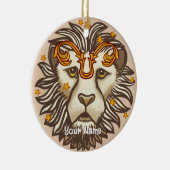 Leo Lion Verjaardag ornamenten (Rechts)