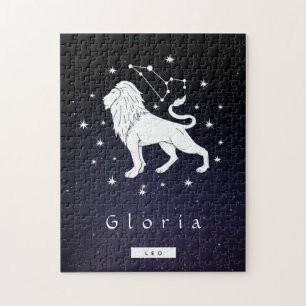 Leo Lion Zodiac Birthday Lunar Sign Name Celestial Legpuzzel