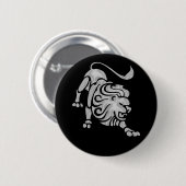 Leo Lion Zodiac Button (Voorkant /achterkant)