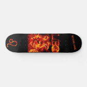 Leo Lion Zodiac Skateboard (Horizontaal)