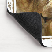 Leo - Lionen in gekleurd potlood Mousepad Muismat (Hoek)