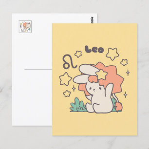 Leo Loppi Tokki Zodiac Series Kunst Briefkaart