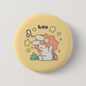 Leo Loppi Tokki Zodiac Series Kunst Ronde Button 5,7 Cm (Voorkant)