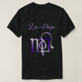 Leo Maagd Cusp Zodiac Horoscoop 1 T-shirt (Design voorkant)