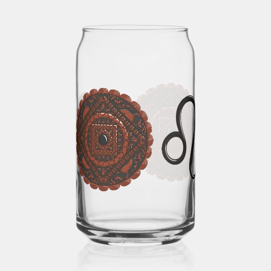 Leo Mandala Blikvorm Glas (Voorkant)