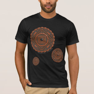 Leo Mandala Heren Donker Shirt