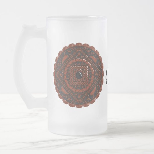 Leo Mandala Mug (Gauche)