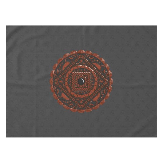 Leo Mandala tafelkleed (Voorkant (Horizontaal))