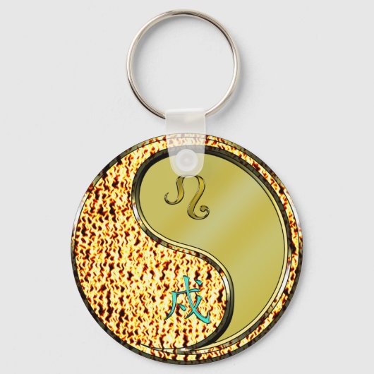 Leo & Metal Dog Sleutelhanger (Voorkant)