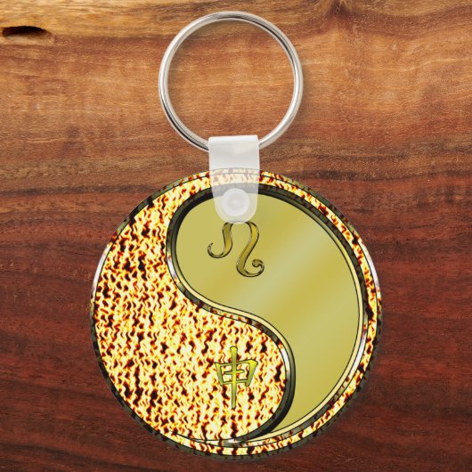 Leo & Metal Monkey Sleutelhanger (Achterkant)