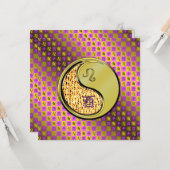 Leo & Metal Rooster Kaart (Voorkant / Achterkant in situ)