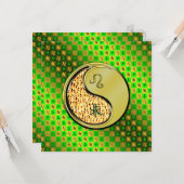 Leo & Metalen Geit Kaart (Voorkant / Achterkant in situ)